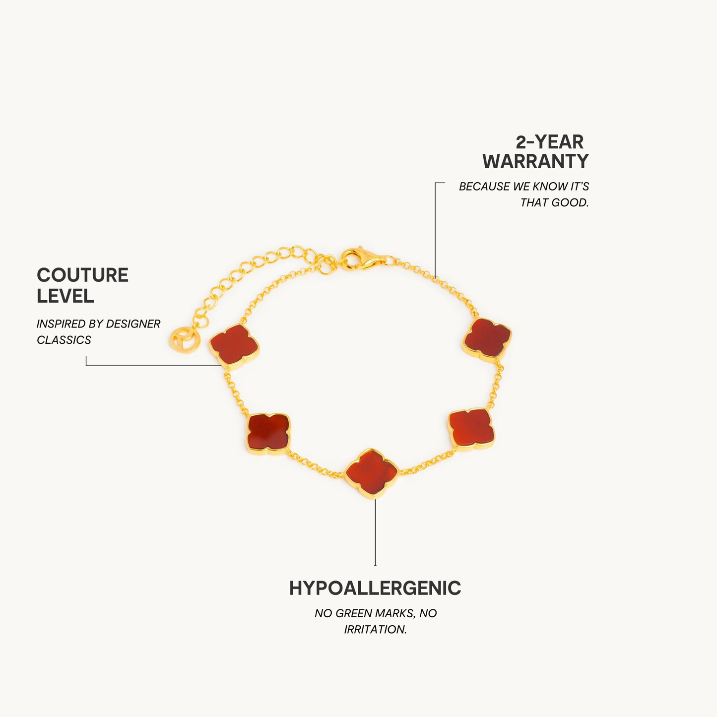 Amaya Ruby Bracelet