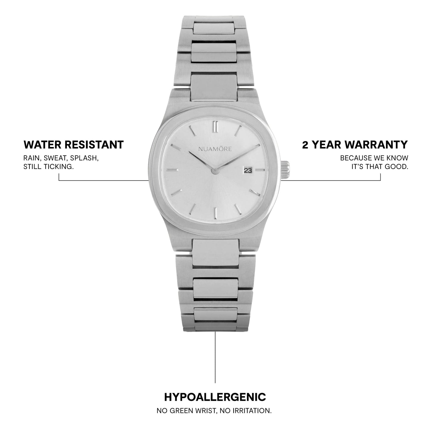 Silver Wave Oceana Watch