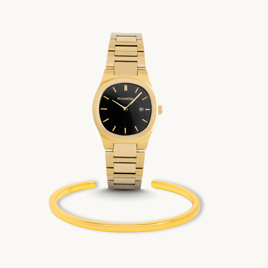 Watch and Bracelet Gold Bundle