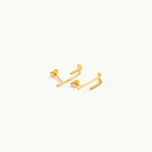 Moon Lining Earrings