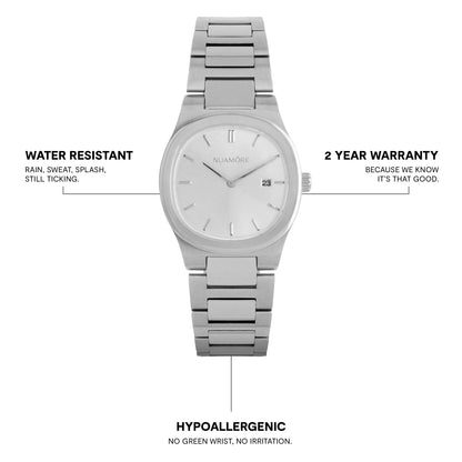 Silver Wave Oceana Watch